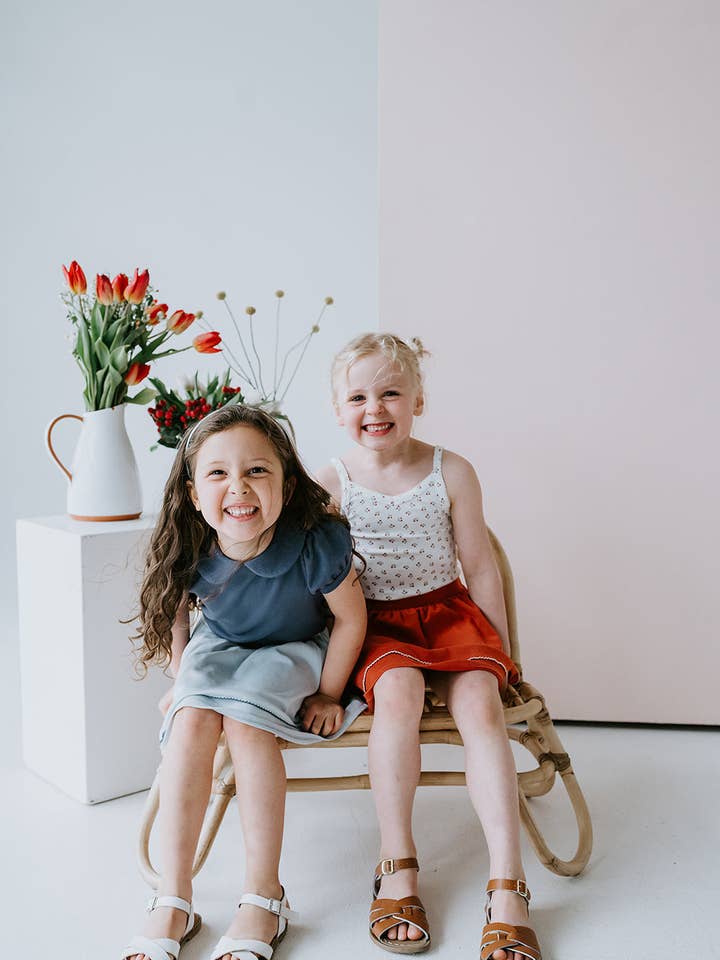 Fridays with Millie - Wholesale Tank top – Kids - V-neck Cami in Cherry Print5