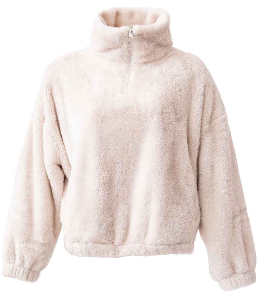 Pierre Francis – wholesale Fleece – Women′s – Brand Lab - Ladies Fluffy 1/4 Zip Fleece4