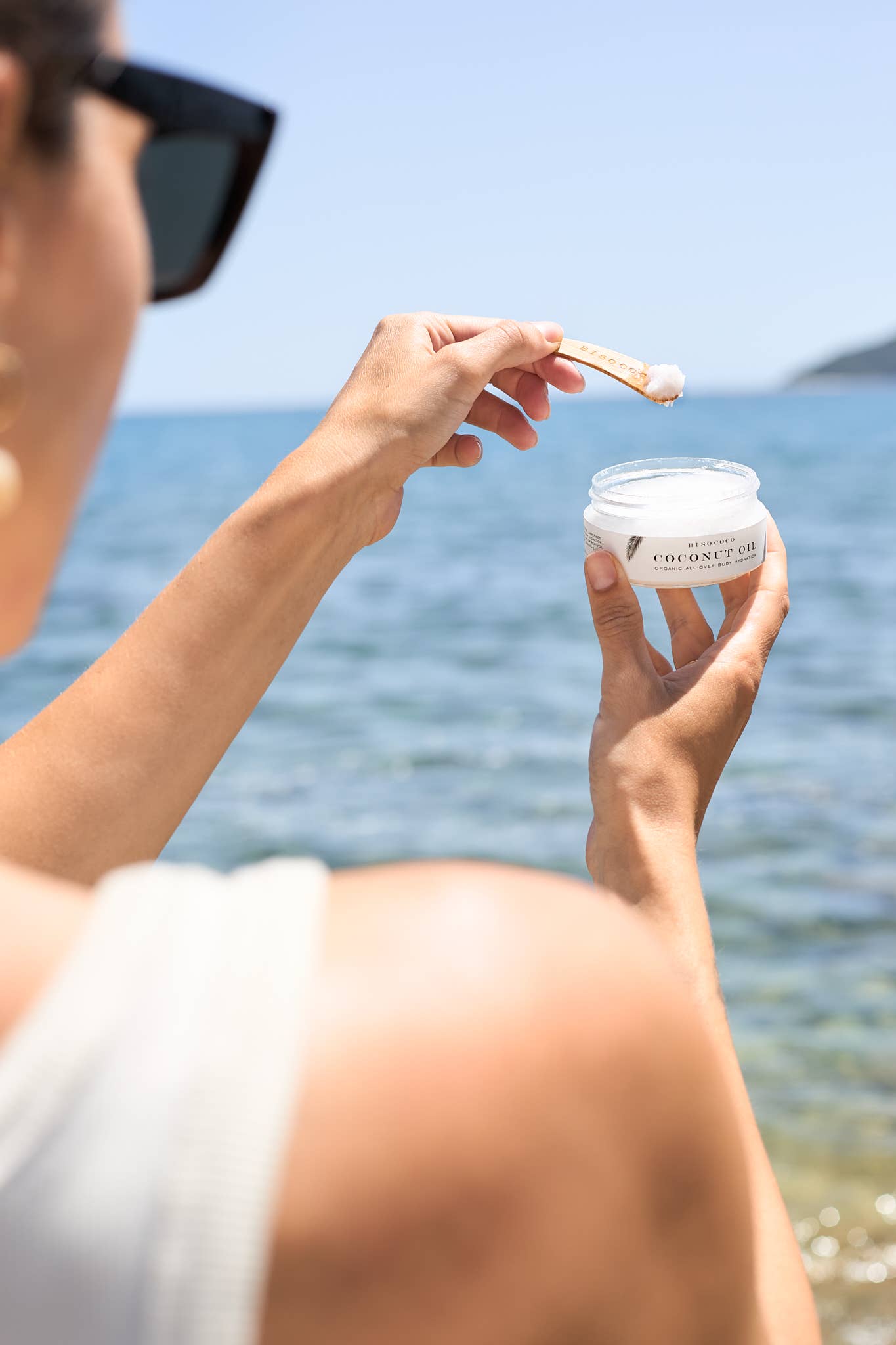 Bisococo – Großhandel Bade-/Körperöl – Biologisches Kokosöl | Für Körper & Haut | 100 g | Natürlich4