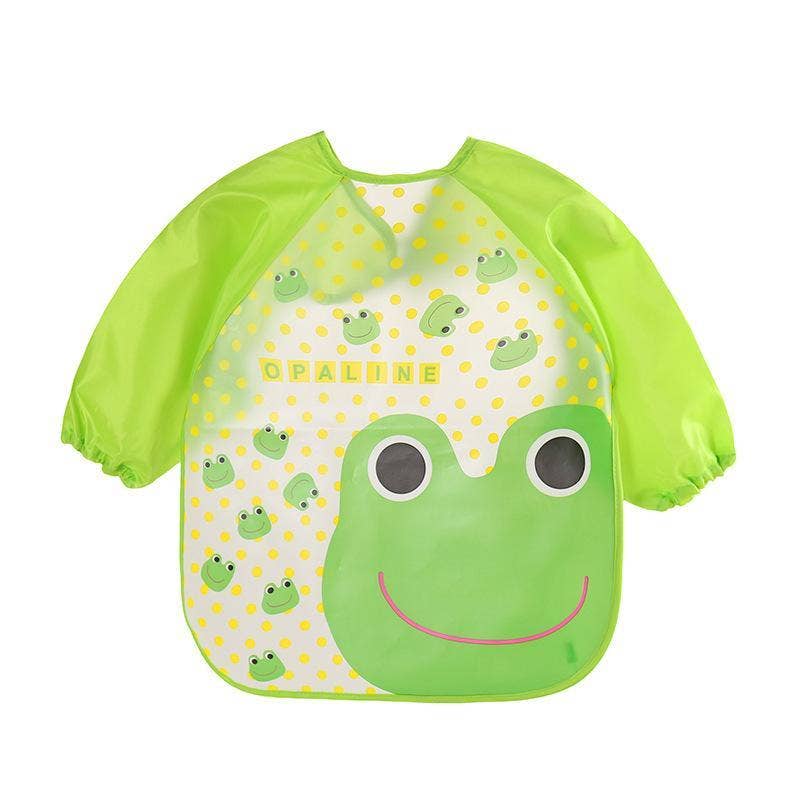 KiddieKickz - Vente Tablier – enfant - Tablier imperméable à manches longues Cute Bibs, blouse d'alimentation pour enfants17