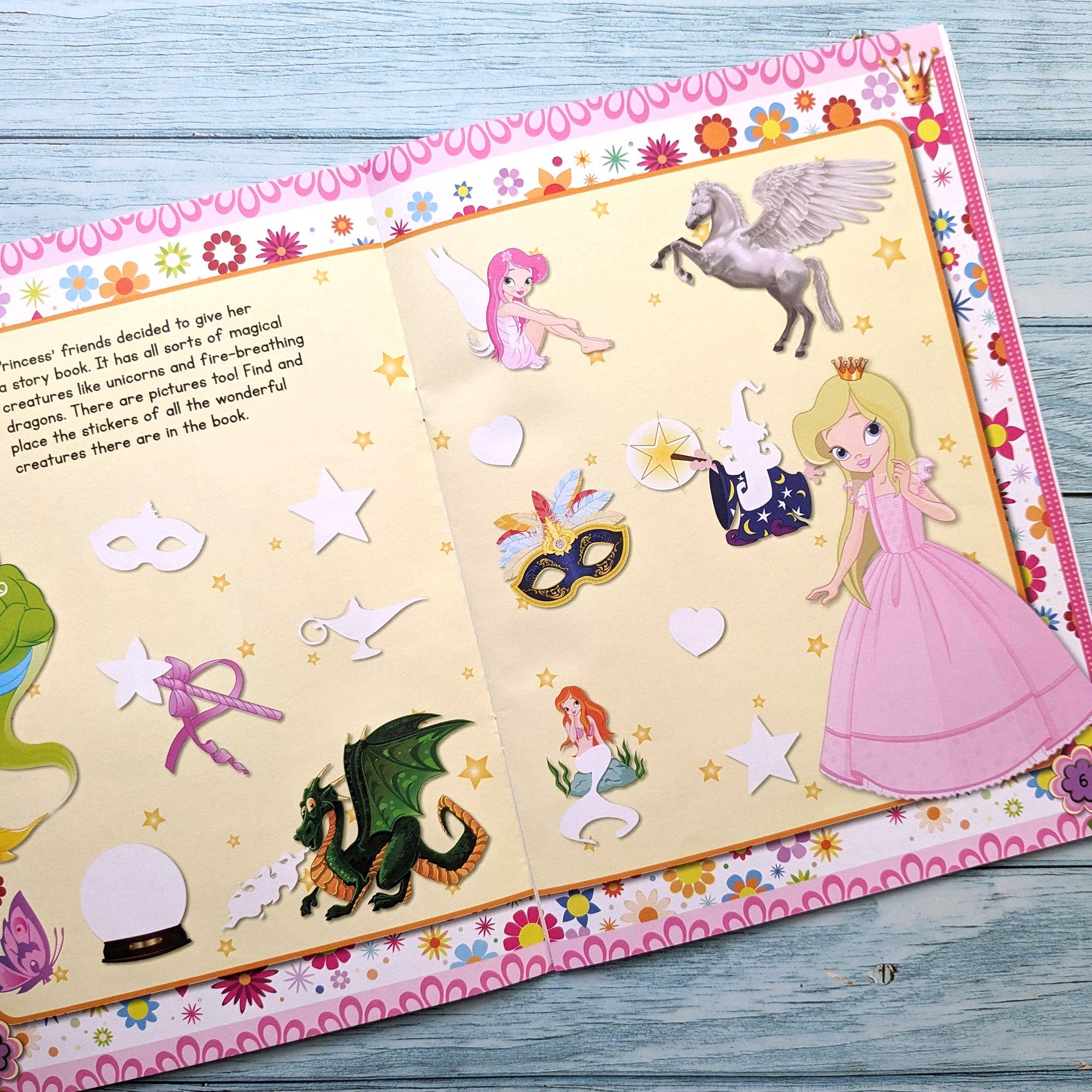 Robert Frederick Ltd – wholesale Sticker – Child & baby – My Book Of 100 Stickers - Princess5