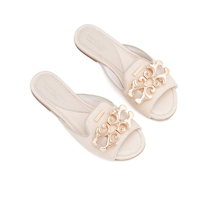 FRIENDLY FIRE - Wholesale Sandals - Women's - SOPHIA GOLDEN MULES