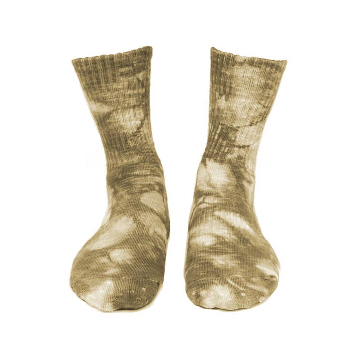 Threddies - Wholesale Sokken - Dames - Tie Dye sokken met textuur en ronde hals