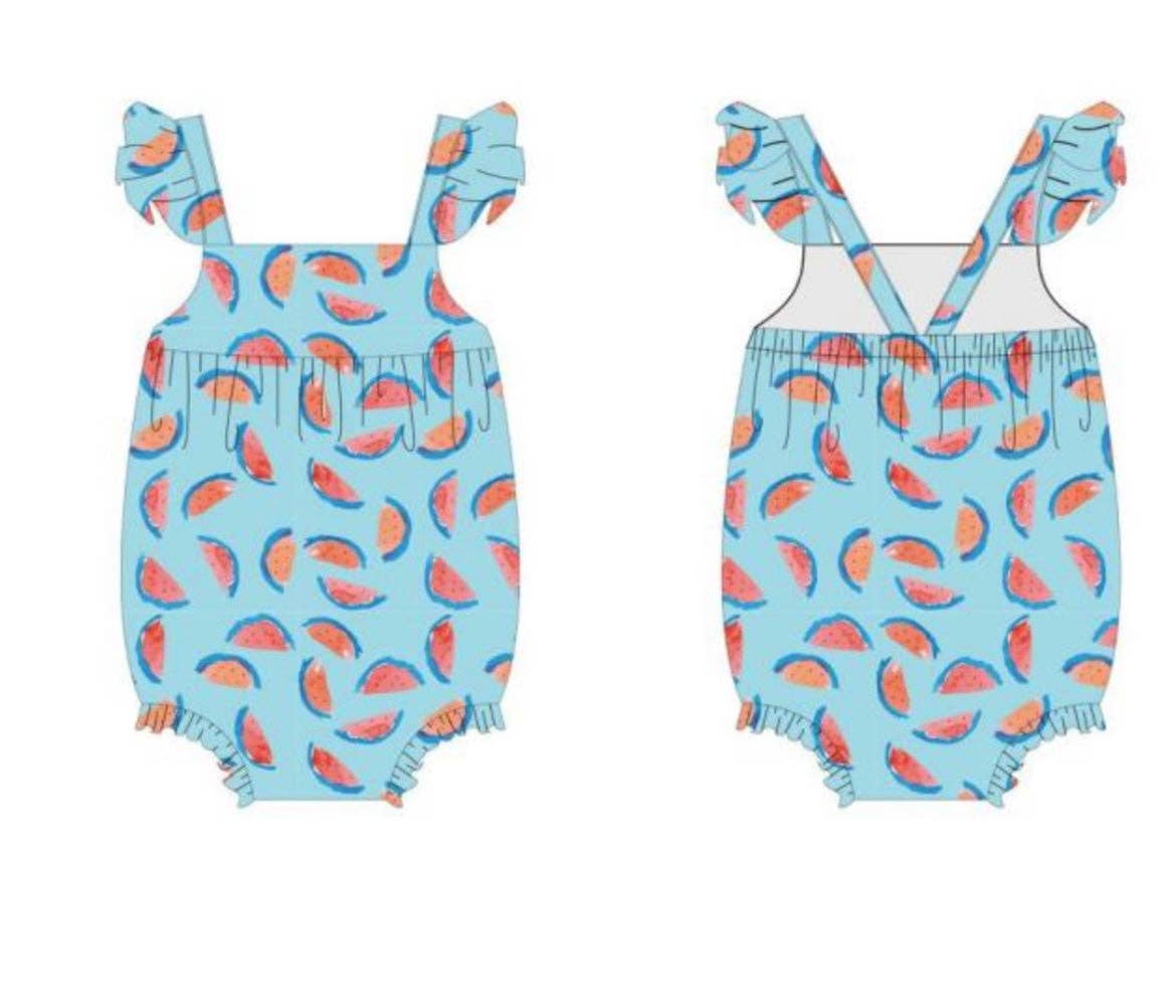 Sweet Bay Clothing – Großhandel Body (ohne Füße) – Baby – Wassermelonen-Flatterblase3