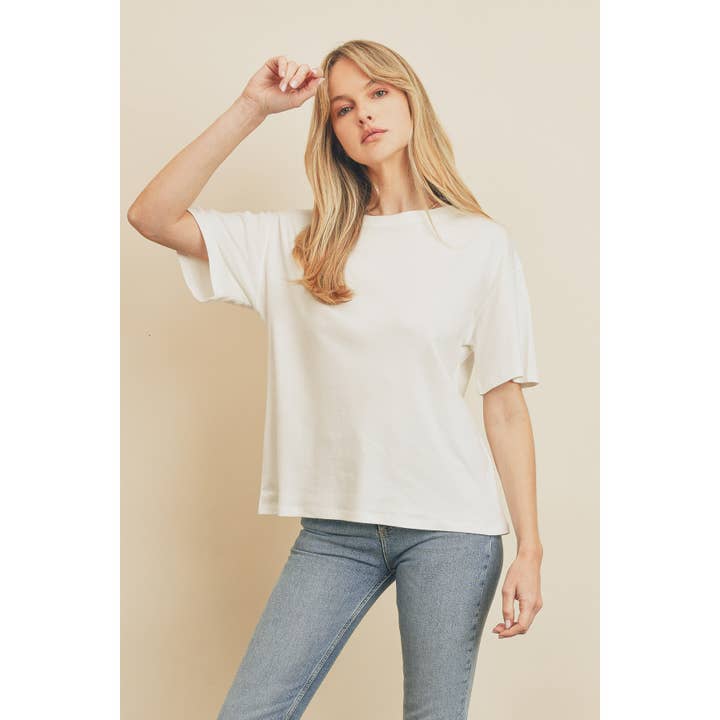 FT7507VB Medium Weight Relaxed Classic Tee for wholesale by Dress Forum