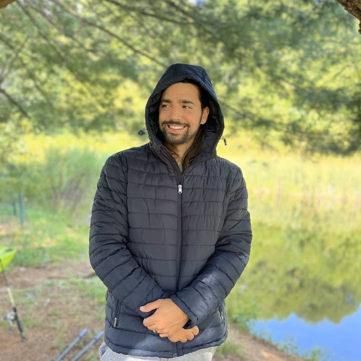 Rokka & Rolla - Wholesale Puffer Jacket - Men's - Men's Midweight Puffer Jacket Hooded Coat23