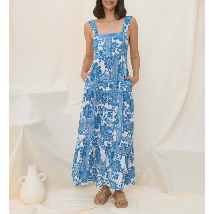 UNISHE – Engroshandel Kjole - Dame – Boheme Strandkjole Løs Strop Sommerkjole ZK27961
