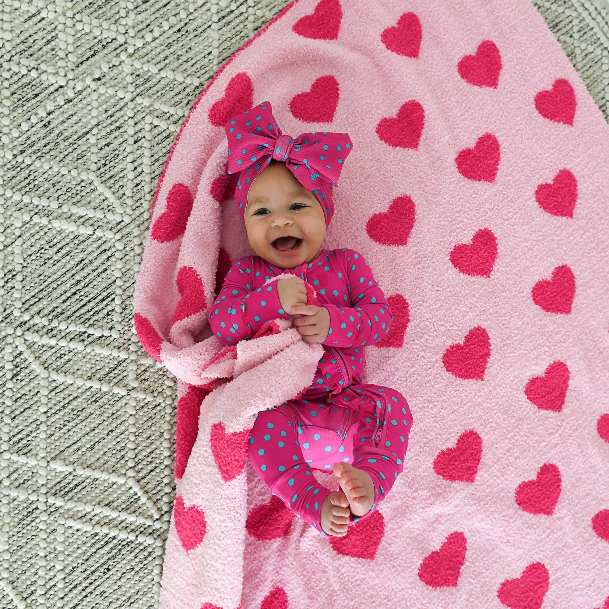 Gigi and Max - Wholesale Fashion Headband - Baby - Evelyn Dot Headwrap Valentines Day Toddler Hair Accessory19