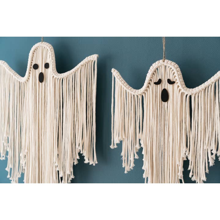 BeanDaikon - Wholesale Decal - Party Decorations - Macrame Halloween Ghost V73