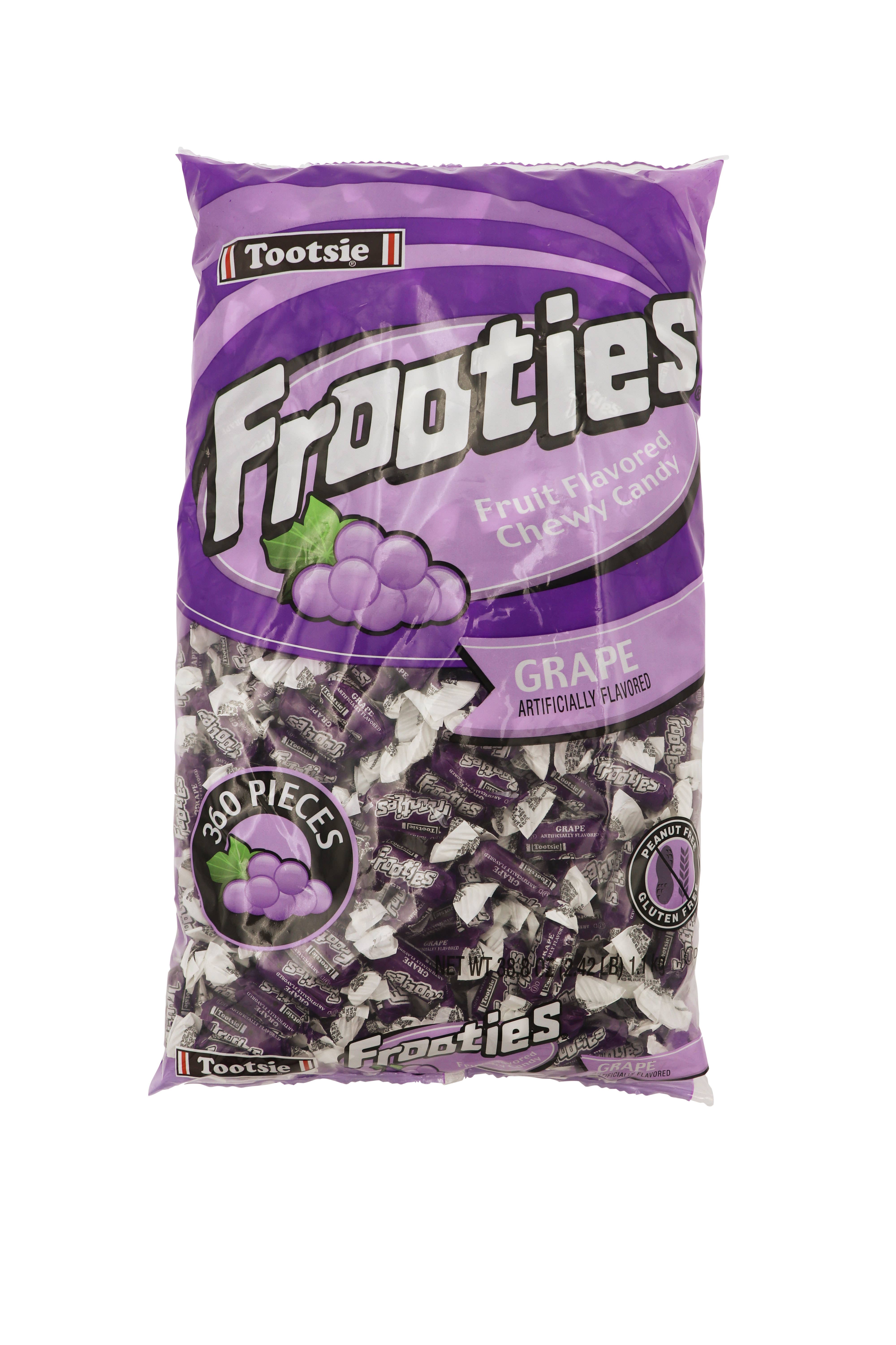 Grandpa Joe's Candy Shop - Wholesale Gummy - Tootsie Frooties Grape, 360ct Bag