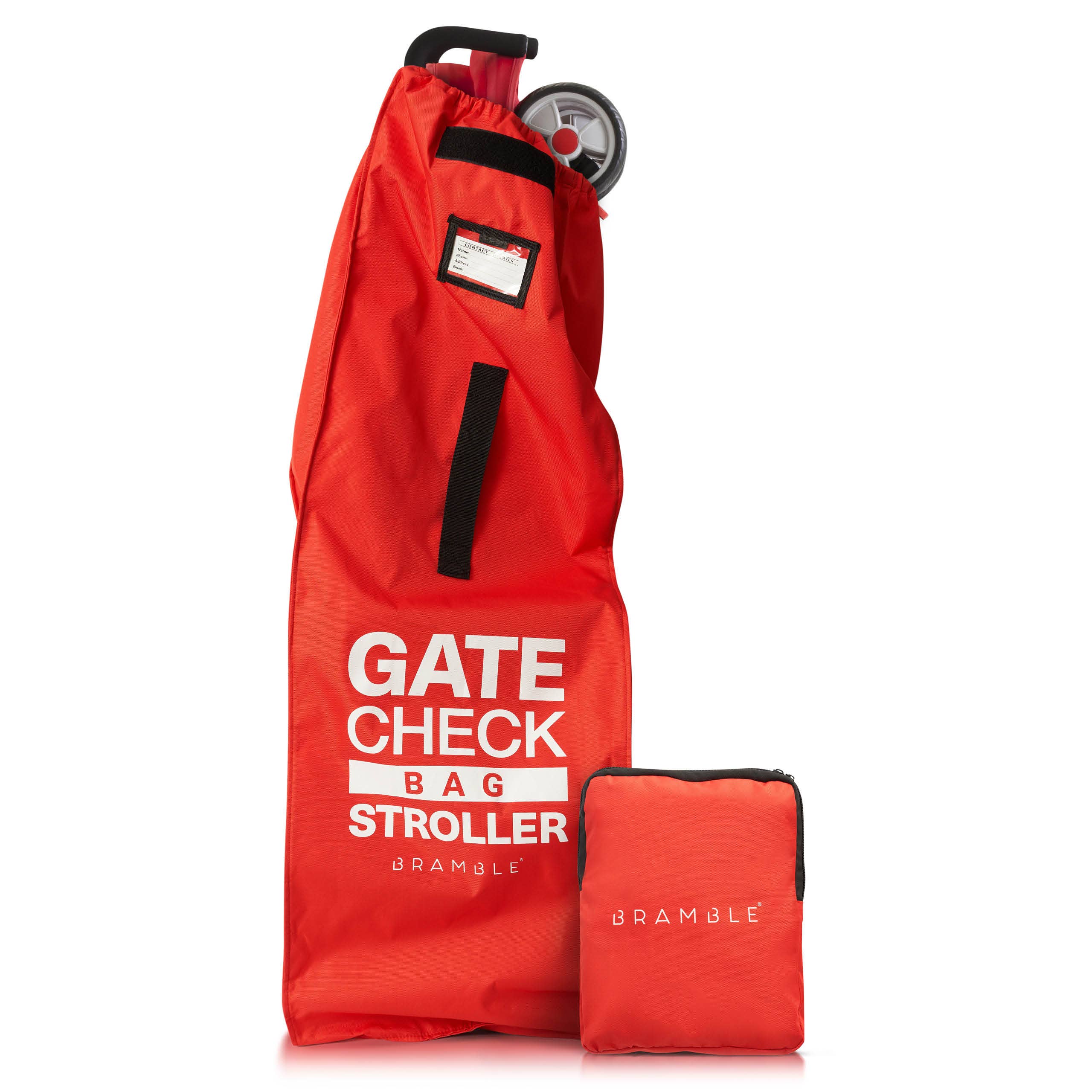 Bramble – wholesale Travel set – Pushchair/Pram Travel Bag for Airplane (Red, Small Size)0