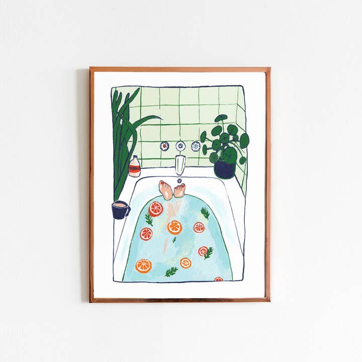 Bathtub for wholesale by Lizz Miles Art