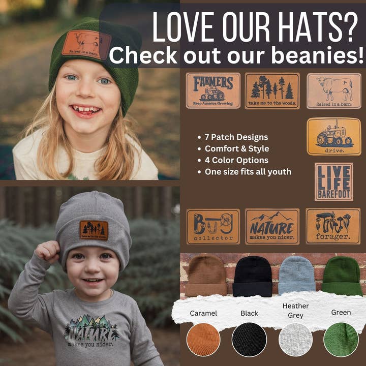 Barefoot Baby - Wholesale Trucker Hat - Unisex - "Feral Animal" Raccoon Trucker Hat for Outdoor Nature Kids5