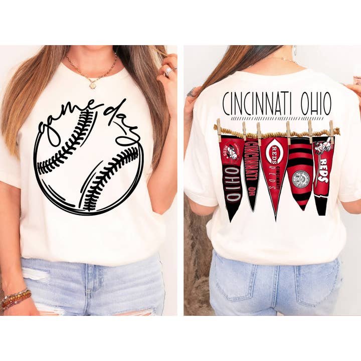 Game Day Cincinnati Ohio for wholesale by MidWest Tees