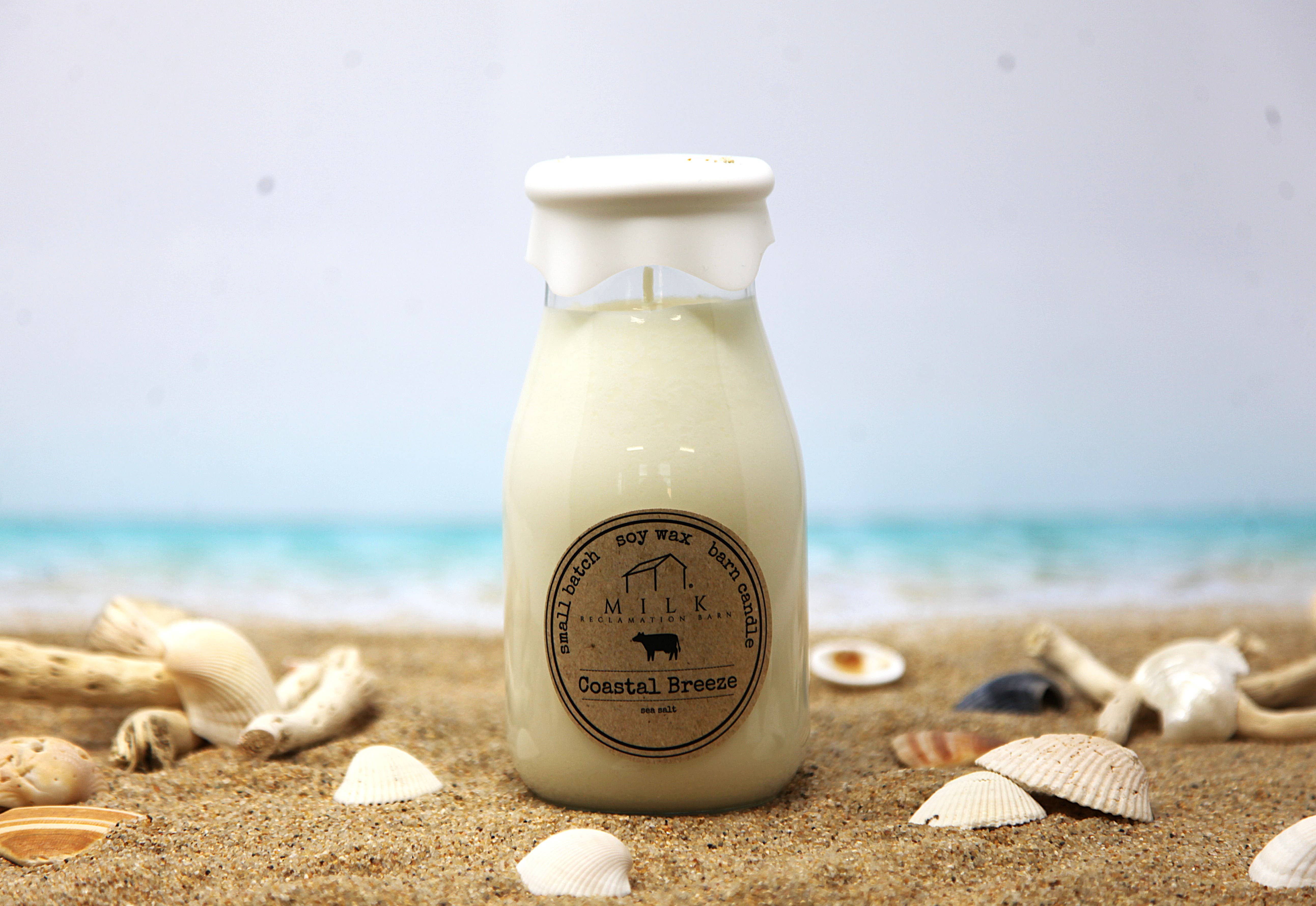 Milk Reclamation Barn - Wholesale Jar/Filled Candle - Milk Bottle Candle 13 oz56