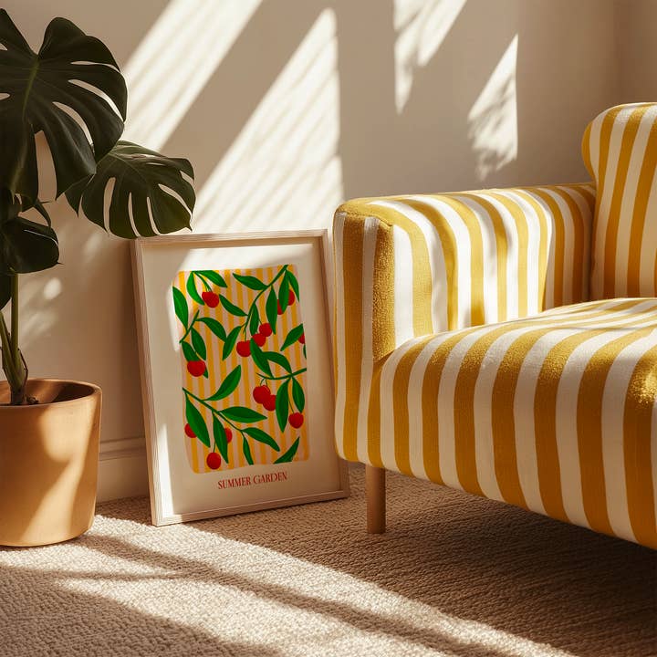 Jade Piol – Poster por atacado – The fruits - As cerejas1