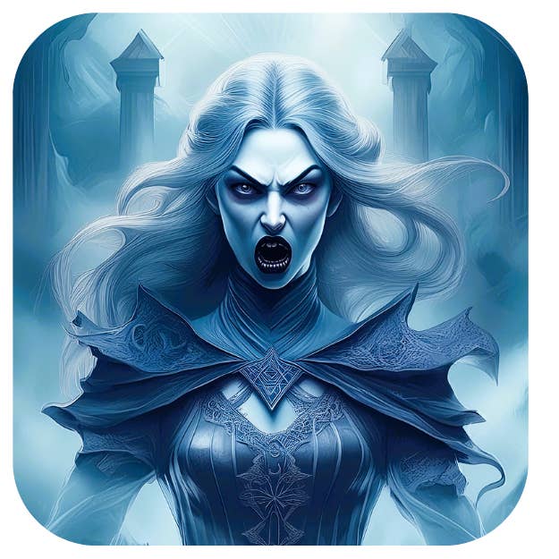 Porta-copos de Halloween: Sirene por atacado de Ron Knight Entertainment, LLC