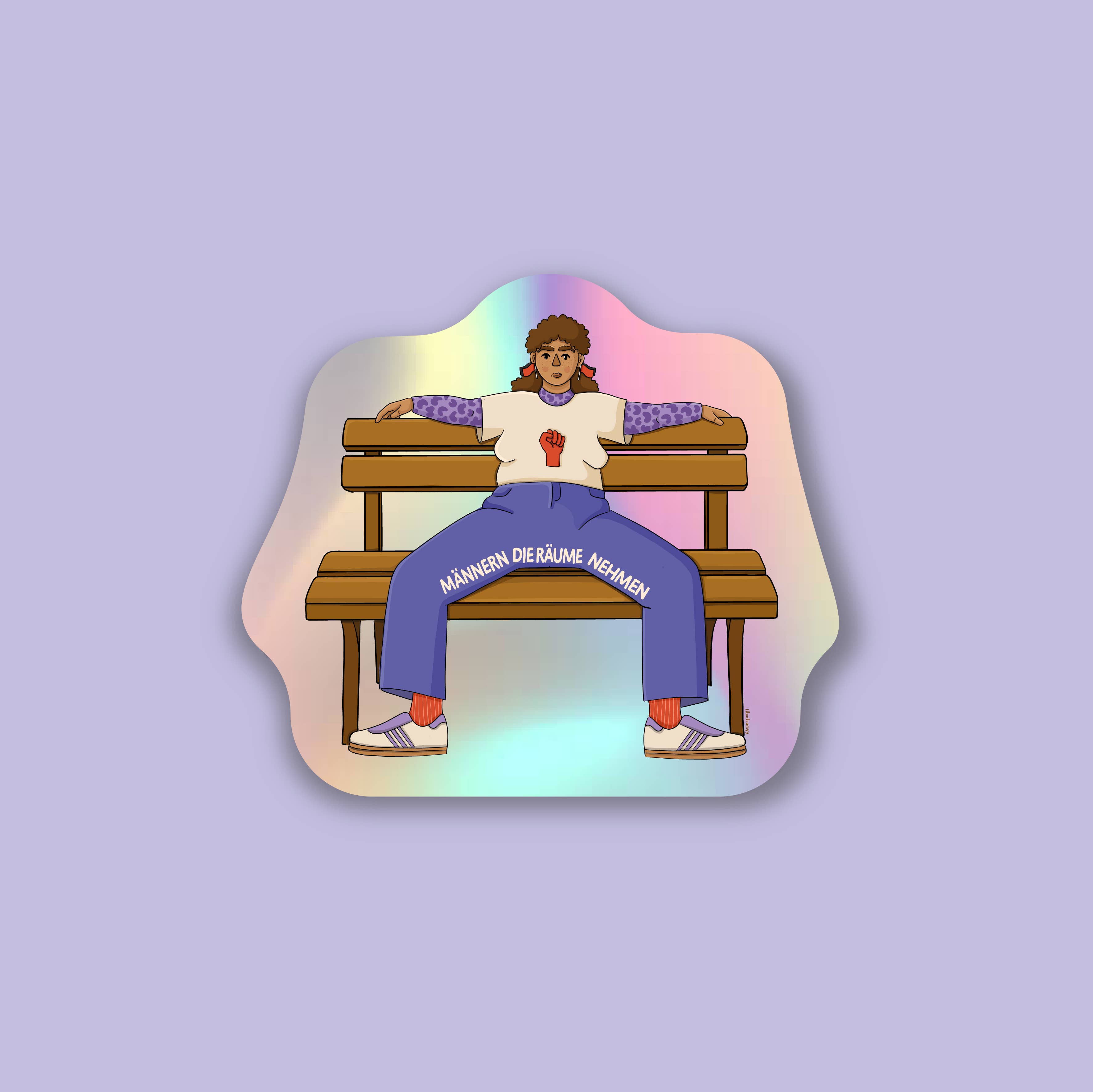 Illustramyy - Wholesale Sticker - Sticker "womenspreading"