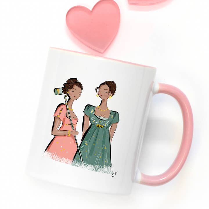 Bridgerton Mugs for wholesale by Jennifer Vallez