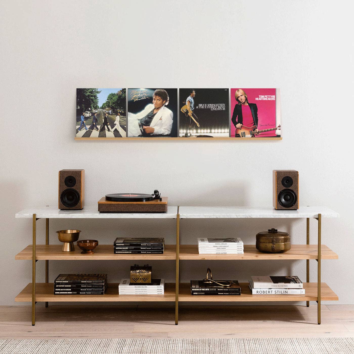 Well Made - Wholesale Wall Mounted Shelf - Vinyl Record Display Shelf - Single Records Only7