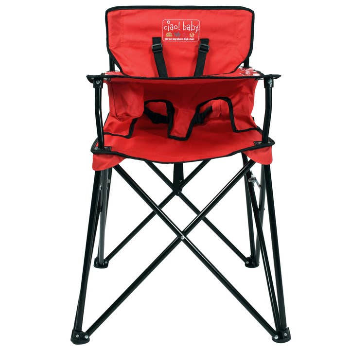 Borders Unlimited – wholesale Highchair –Baby – Ciao! Baby Red Highchair1