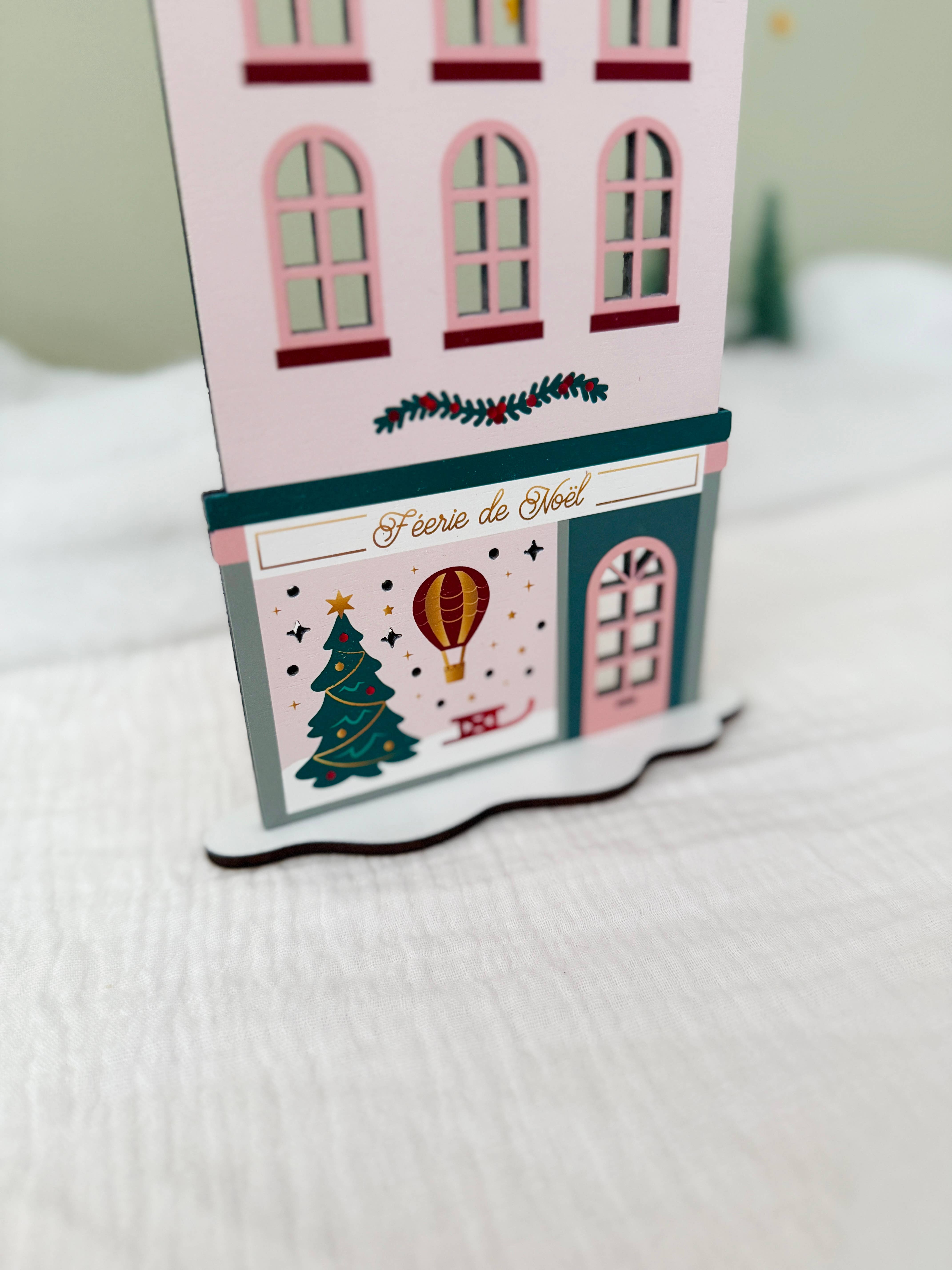 Print Your Love - Wholesale Christmas Decoration - Christmas House and its Shop - Painted Wood - Mini Christmas World3