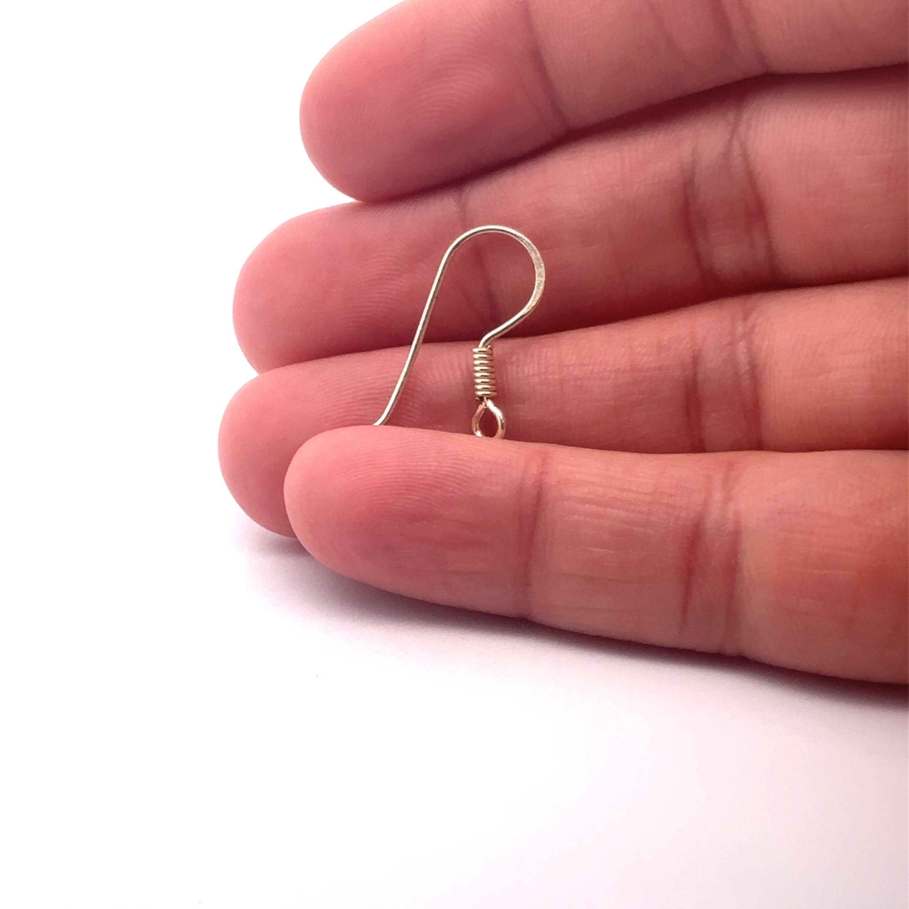 Purity Beads - Wholesale Craft Supplies - 25 Pairs of Gold Finish And Silver Plated  ,  E-Coated,  Ear wires, Findings, Metal  Hammered Ear wires, Copper Ear wires2