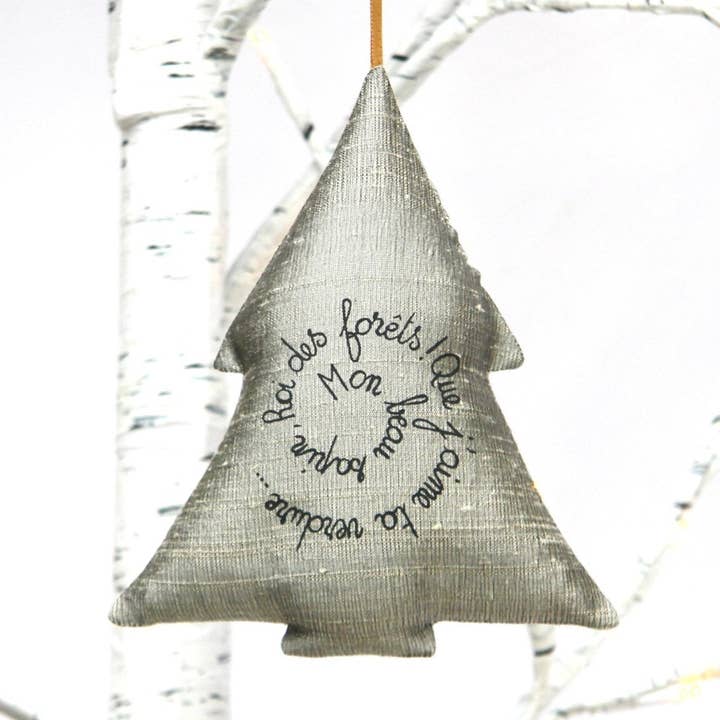 Fransk lavendel mini juletræ ornament duftpose - Silke for engroshandel hos Estelle Billot