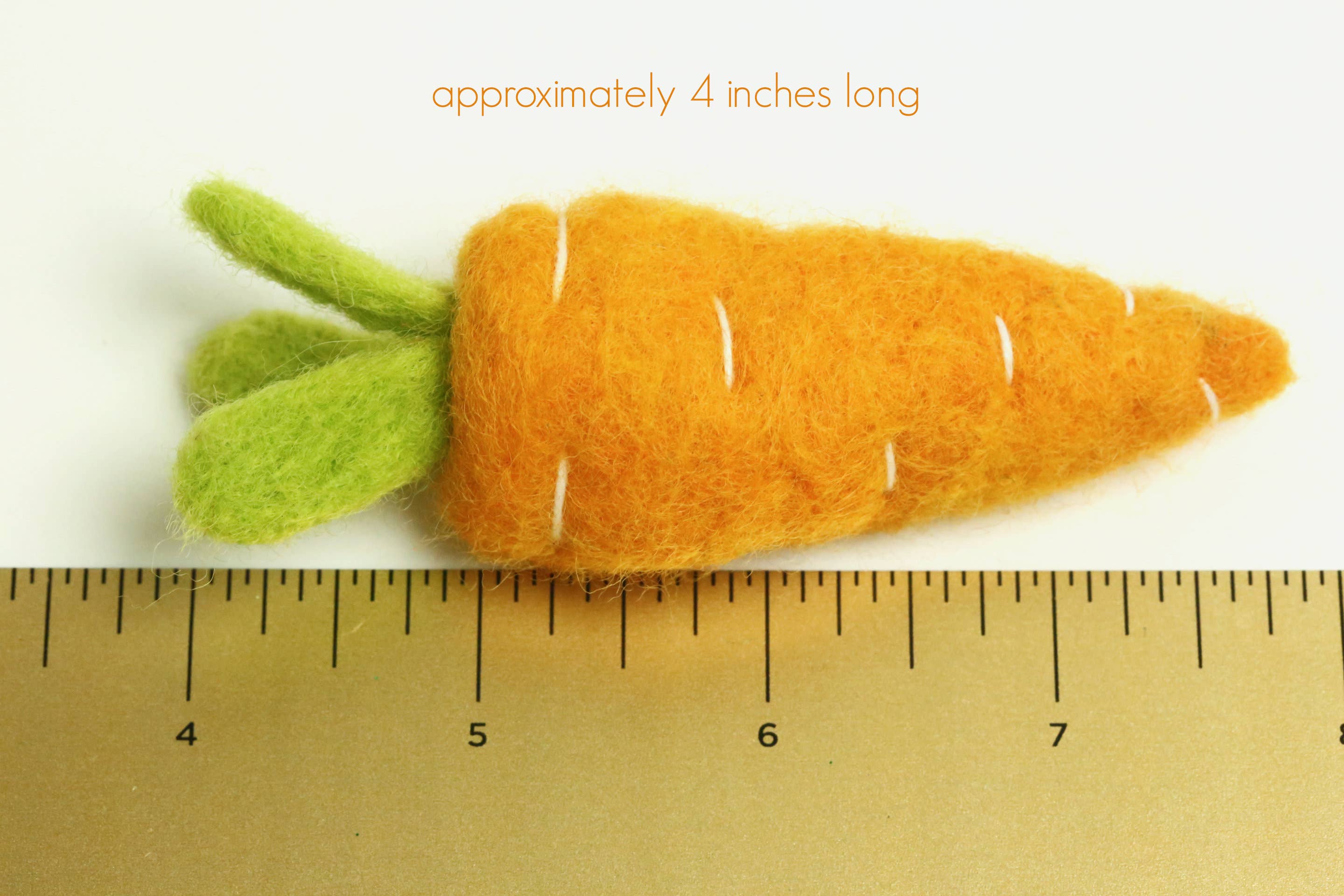 The Felt Pod - Vente Décorations de table - Carottes en feutre - grandes3