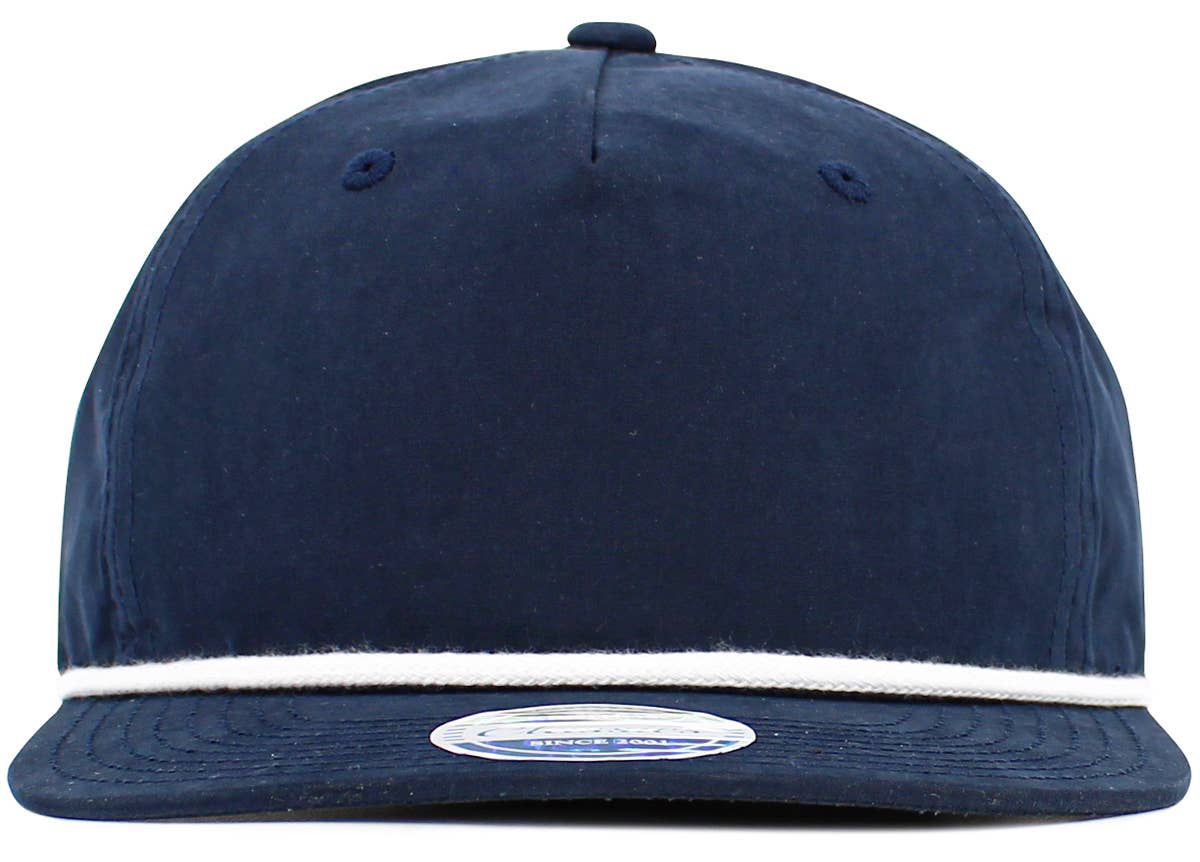 KBETHOS - Venta al por mayor Gorra snapback - Unisex - Gorra snapback de 5 paneles sin estructura con cuerda de algodón peinado y poliéster10