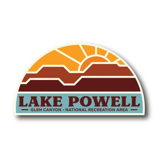 Lake Powell-sticker voor wholesale door Adventure Responsibly