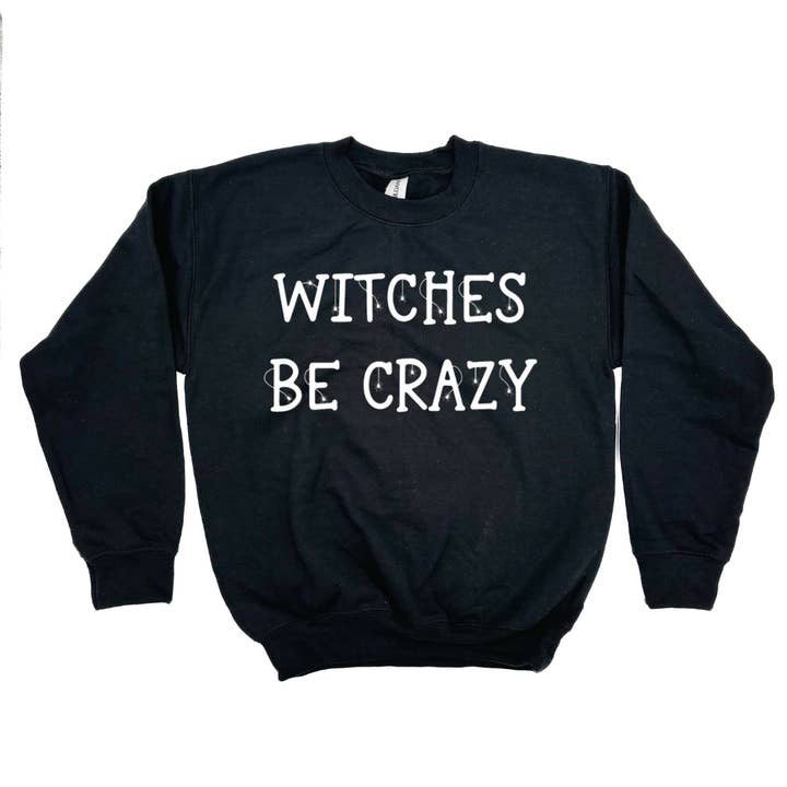 Hexen sind verrückt Spinnennetz Kleinkind Rundhals für den Großhandel von Sage & Soil