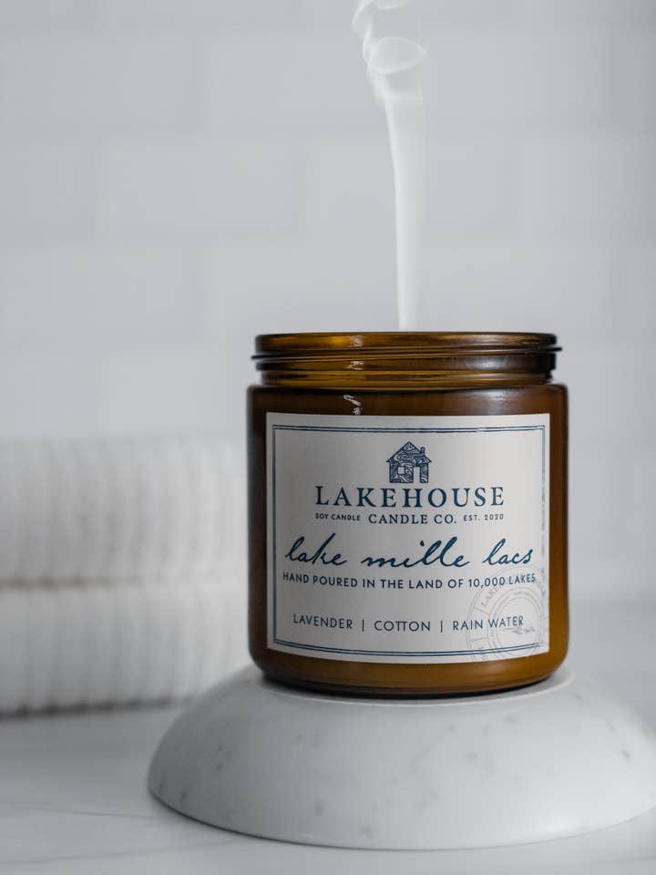 Lake Mille Lacs for wholesale by Lakehouse Candle Co.