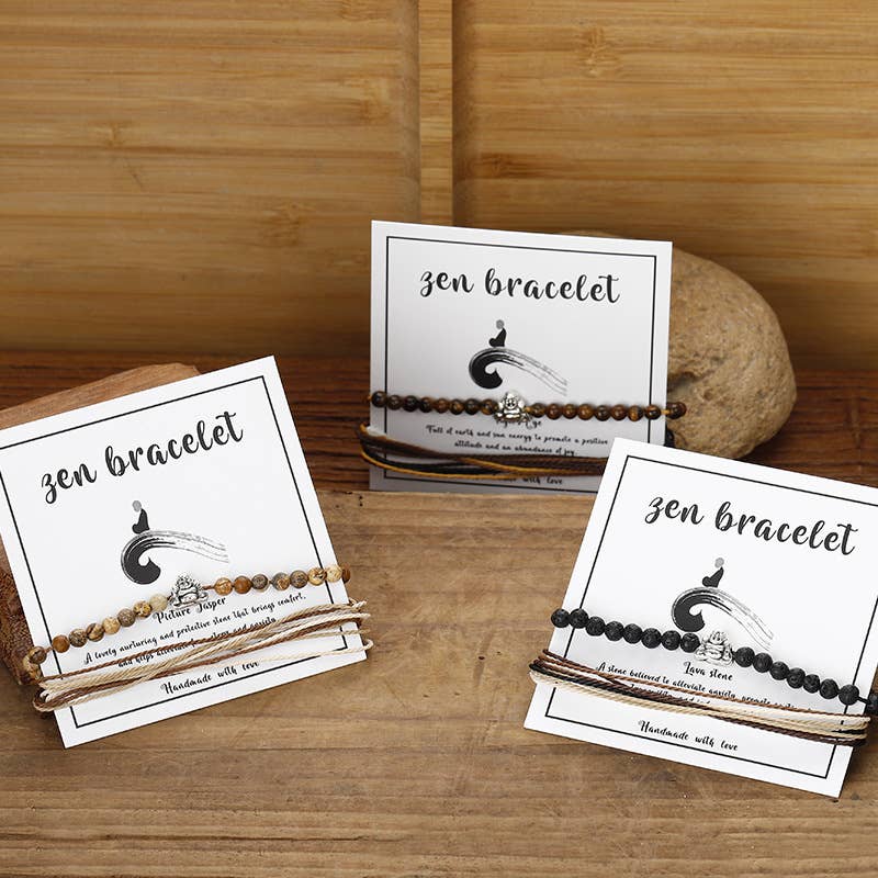 Gypsy Soul - Wholesale Beaded Bracelet - Zen Buddha Energy Bracelet - 12 pcs2