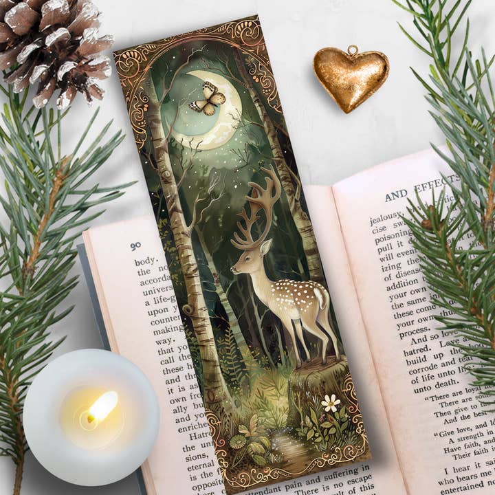 Les Moonettes – wholesale Bookmark – Set of 4 Lunar Animals Bookmarks4