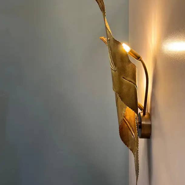 Arel Lighting - Wholesale Sconce - Nisia Hammered Brass Wall Sconce8