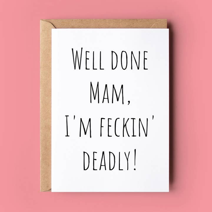 Wonky Cards - Wholesale Everyday Greeting Card - I'm Feckin' Deadly0