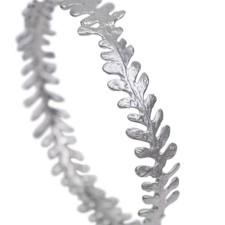 Le bracelet jonc fougère de Strasbourg pour la vente par Sandrine B. Jewelry