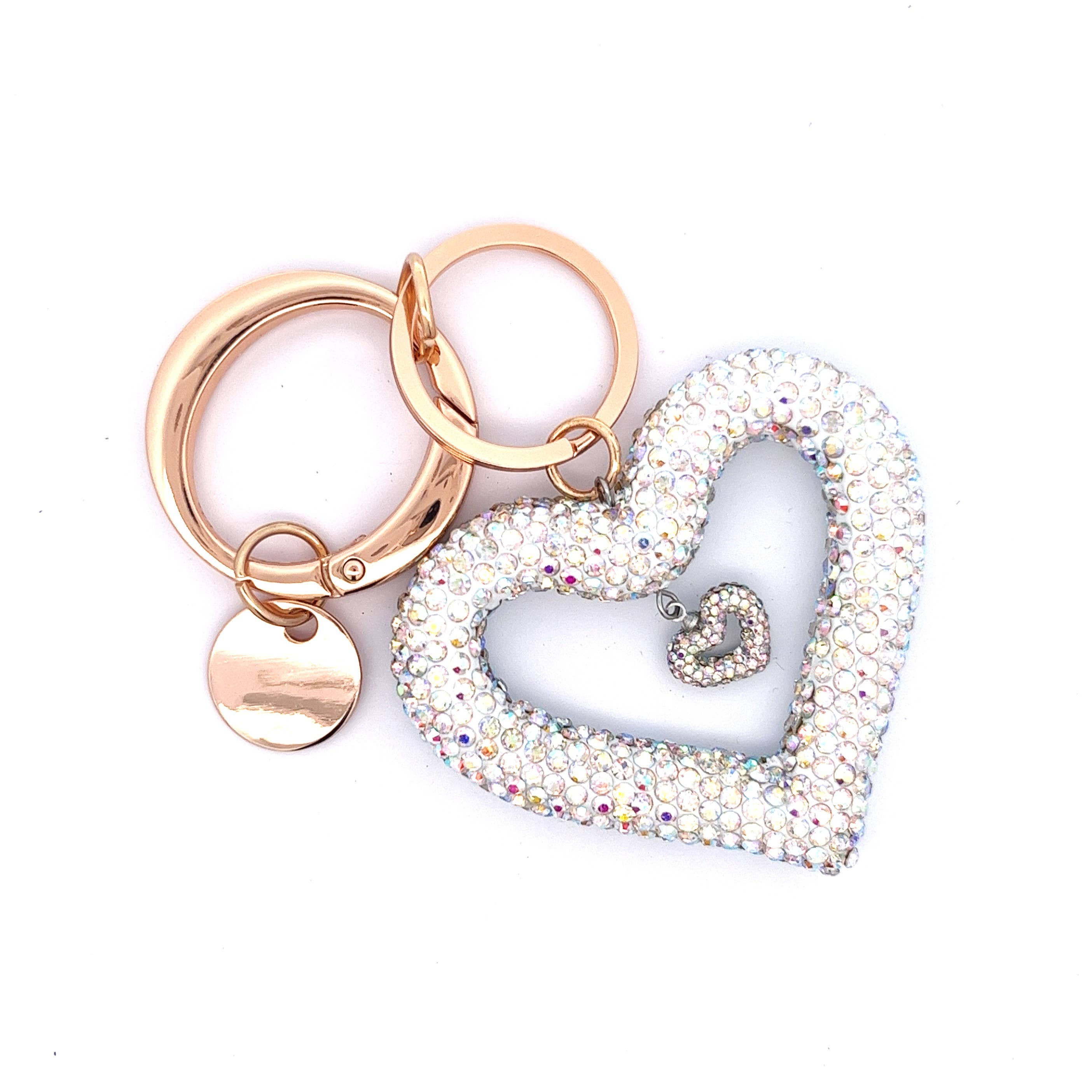 AMORINO SRL – Porta-chaves - Mulher por atacado – Porta-chaves Coração - YF23296E4319