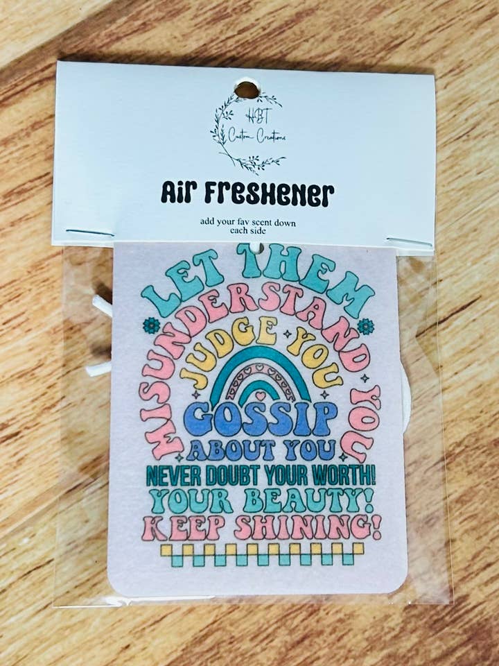 Lascia che loro profumino per auto per la vendita all'ingrosso da parte di HBT Custom Creations