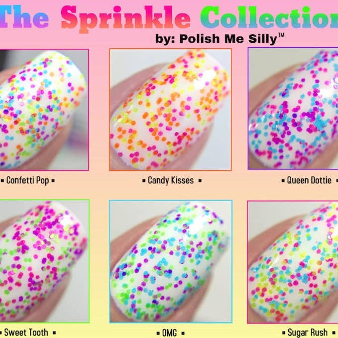Polish Me Silly - Wholesale Nail Polish - OMG - Sprinkle Nail Polish