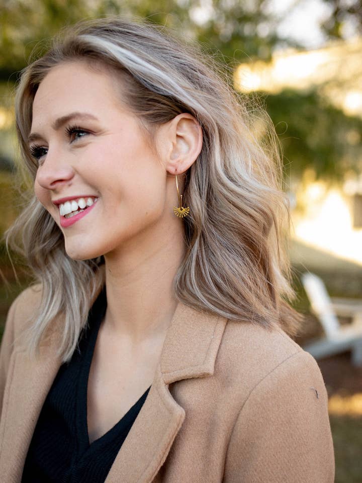 Dafni Large & Small Dangle Earrings for wholesale by Betsy Pittard Design LLC