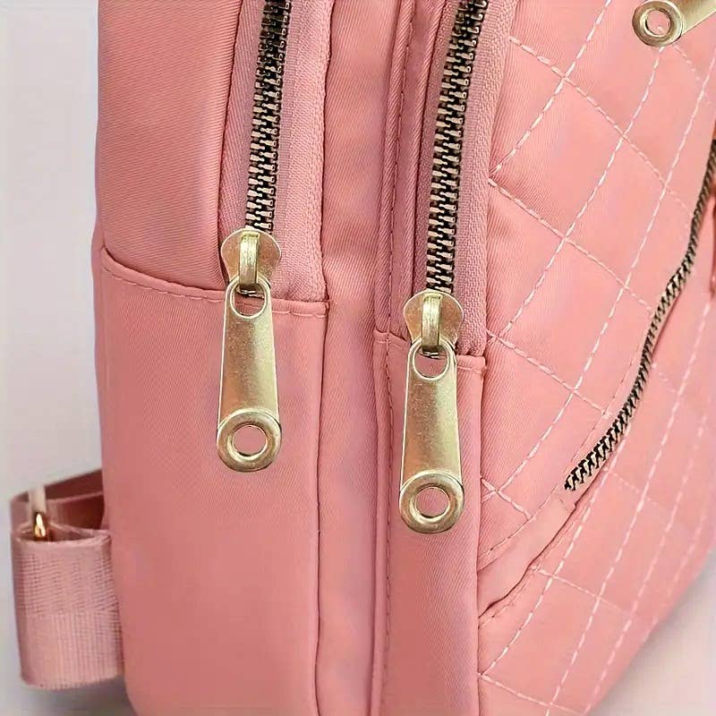 Diacly - Wholesale Crossbody Bag - Women's - Quilted Solid Color Shoulder Chest Sling Bag Vertical5