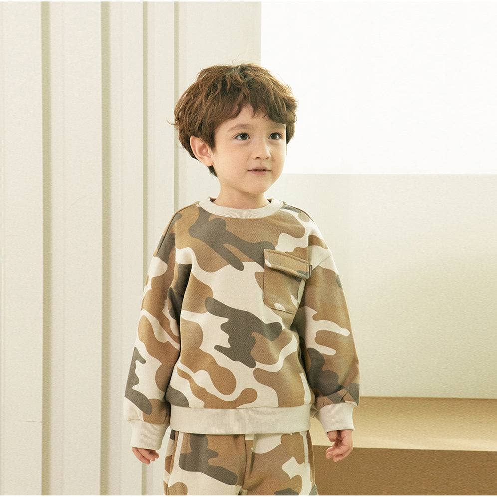ToTo Heros – Engroshandel Sweatshirt - Børn – Camo Fleeced Sweatshirt1