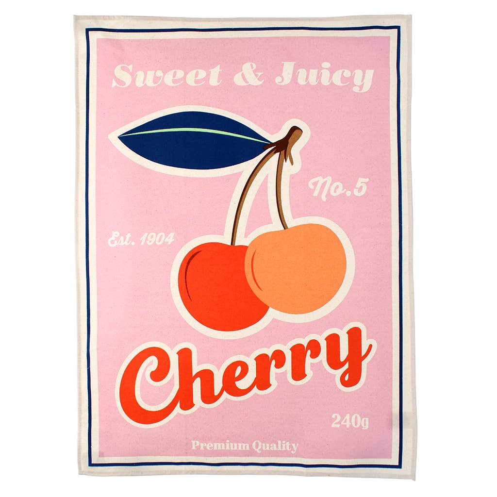 Rex B2B - UK – wholesale Tea towel – Cotton tea towel - Cherry1