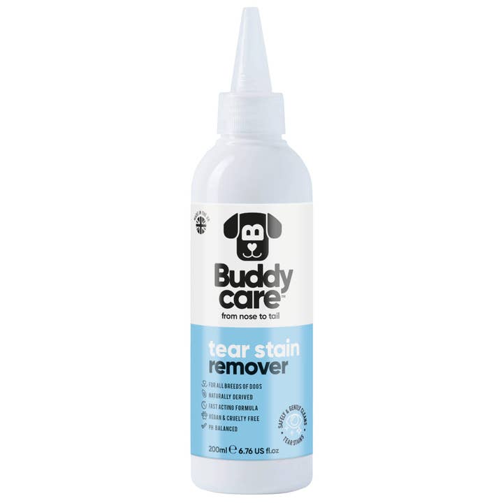 Buddycare Dog Tear Stain Remover - 200ml / 6.76 fl oz for wholesale by Buddycare