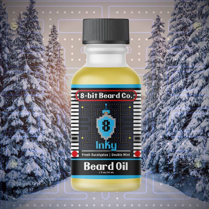 Inky | Beard Oil - Spearmint, Peppermint, Eucalyptus for wholesale by 8-bit Beard Co.