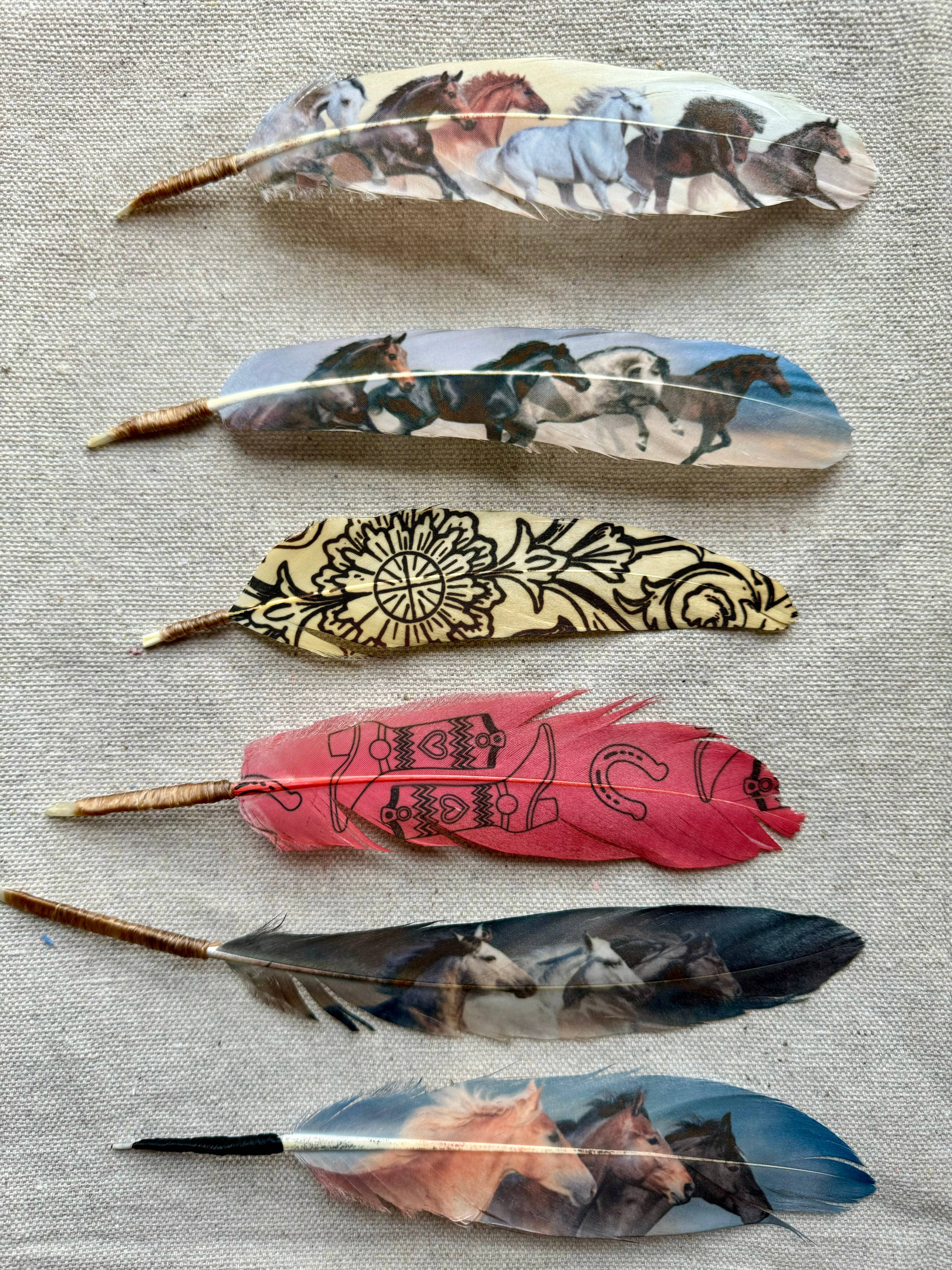 Buckaroo Supply Company - Wholesale Hat Accessory - Women's - Western Scroll Hat Feather - Western Hat Accessory4