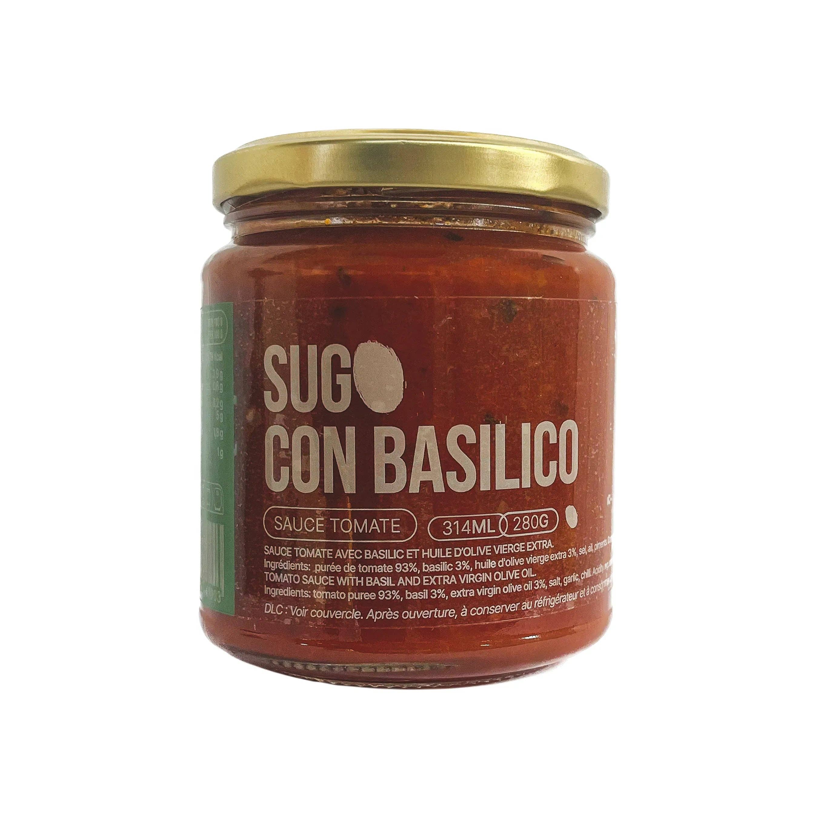 OLIO DI SERRA – wholesale Sås – Sugo med basilika - Tomatsås med basilika och extra jungfruolivolja (280g)