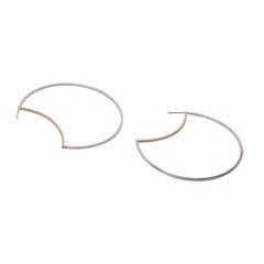 Zama Maya Hoop Earrings - 2.5" Earrings for wholesale by Limbo Jewelry